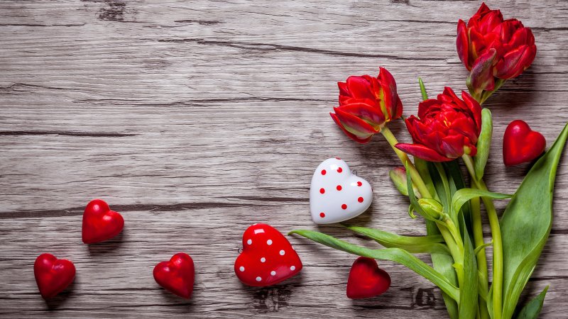 Цветы на доске