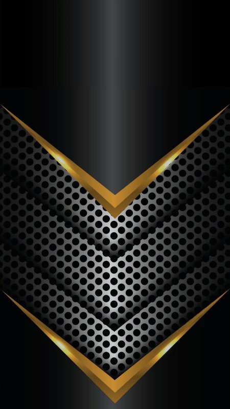 Черно золотые обои