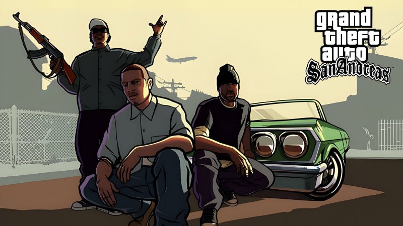 Гангстер арт ГТА Сан андреас