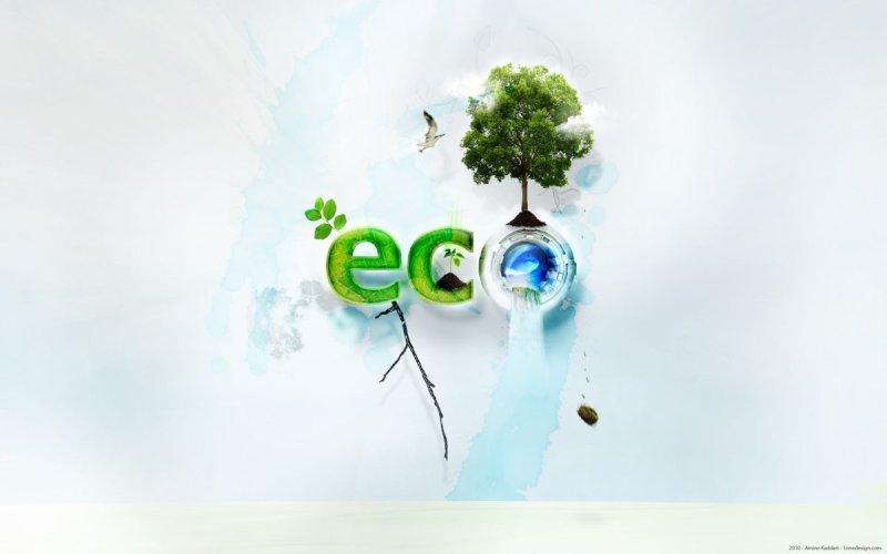Эко заставка
