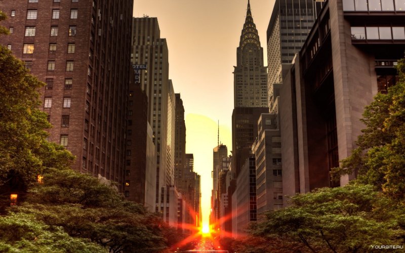 Нью-Йорк Сити Манхэттен