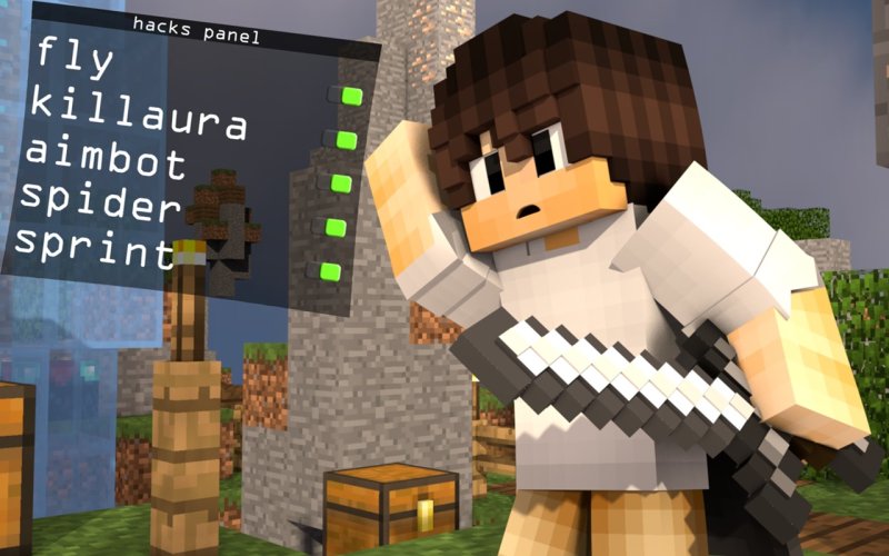 Ава для ЧИТЕРА В МАЙНКРАФТЕ