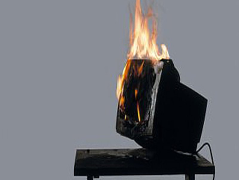 Сгоревший утюг