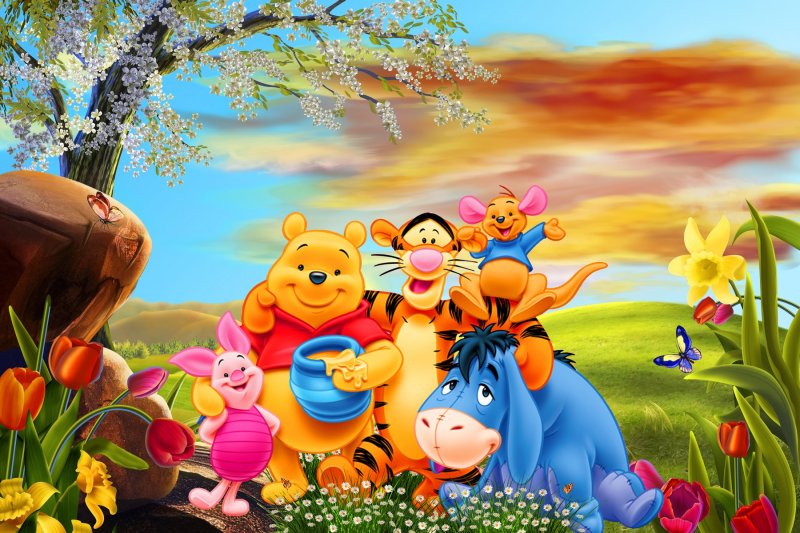 Детский мультик Винни пух