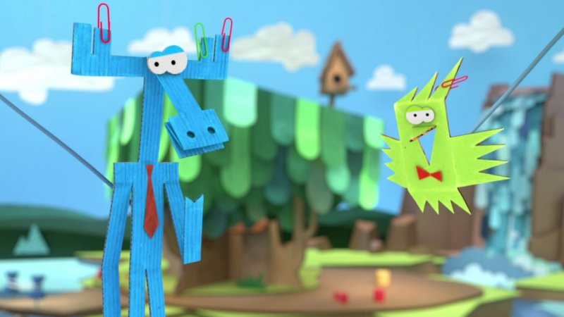 Бумажки на канале Карусель