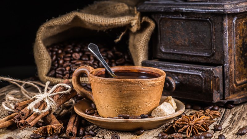 Кофе с корицей