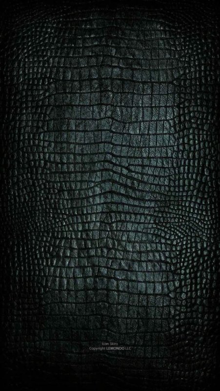 Кожа крокодила черная