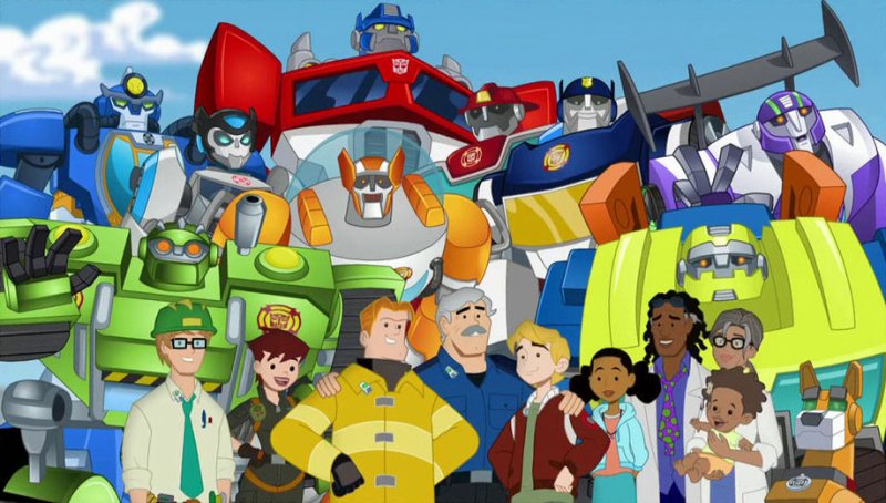 Трансформеры боты спасатели Автоботы