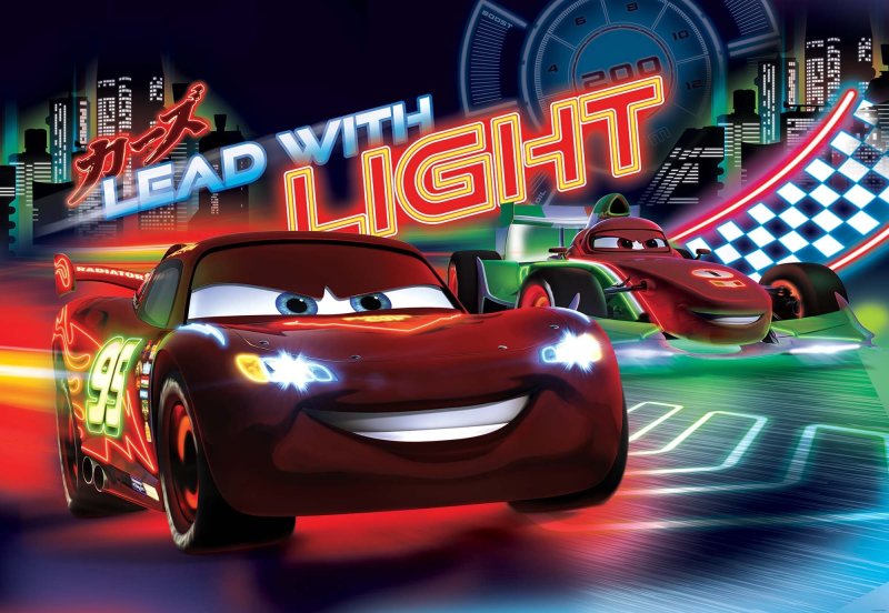 Тачки 2 неоновый Маккуин