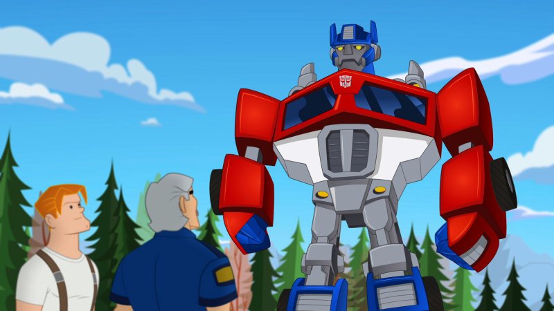 Оптимус Прайм боты спасатели
