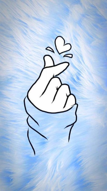 Сердце пальцами