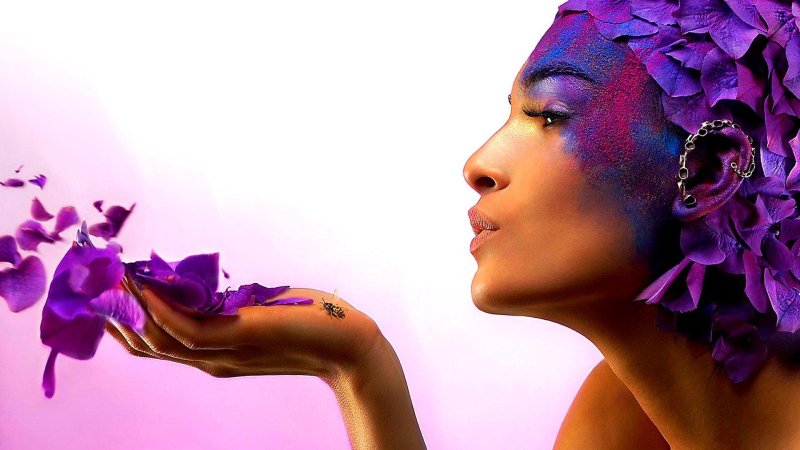 Красивый фон для салона красоты