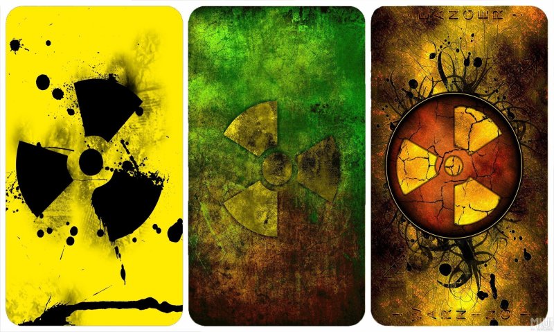 Крутой знак радиации