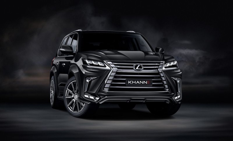 Lexus LX 570 черный Khann