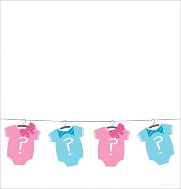 Шаблоны для гендерной вечеринки