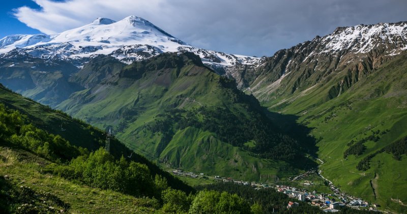 Кавказский хребет Терскол