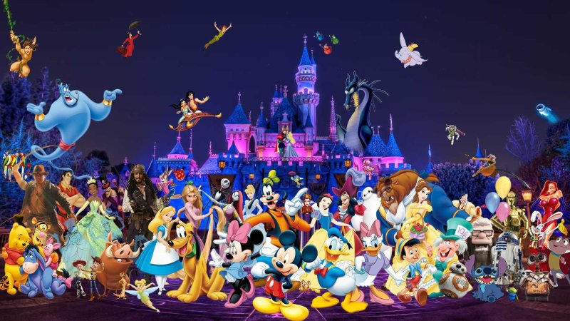 Герои мультиков Уолт Дисней