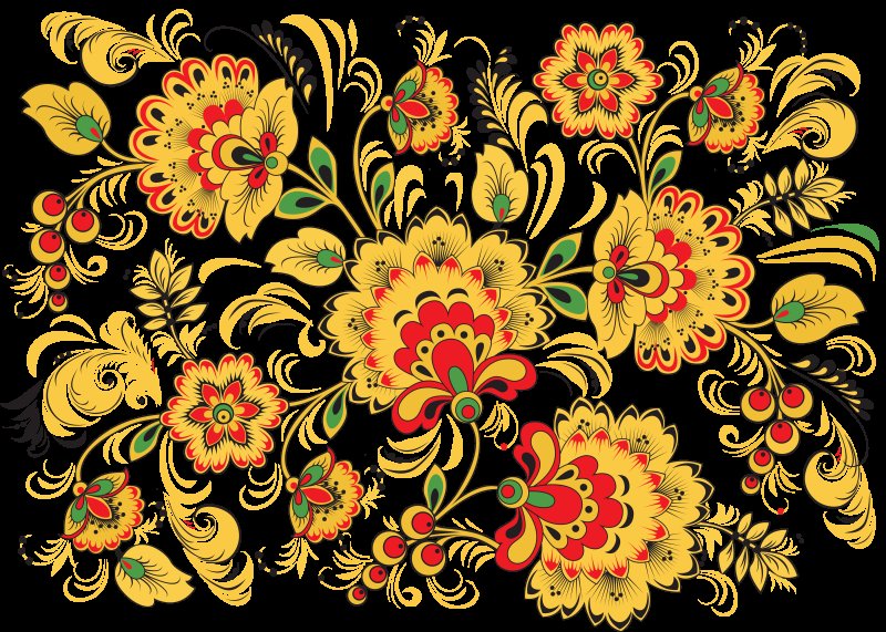 Русско народная роспись Хохлома