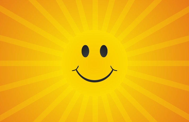 Красивое солнышко