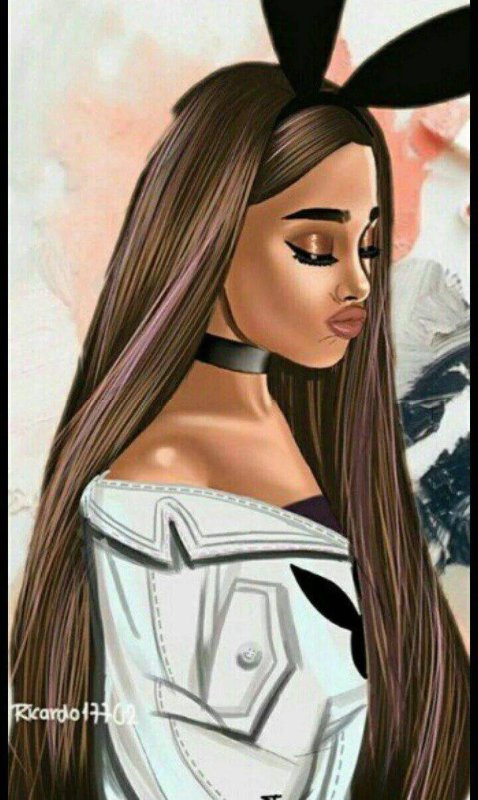 Ариана Гранде мультяшная