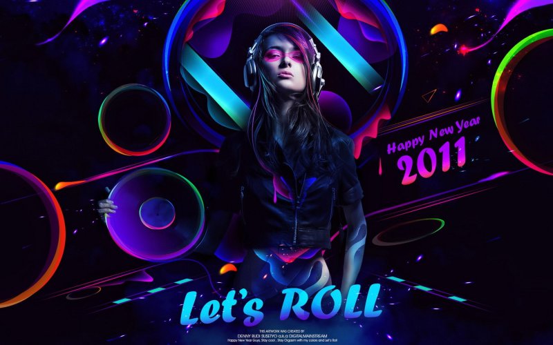 Неоновый диджей