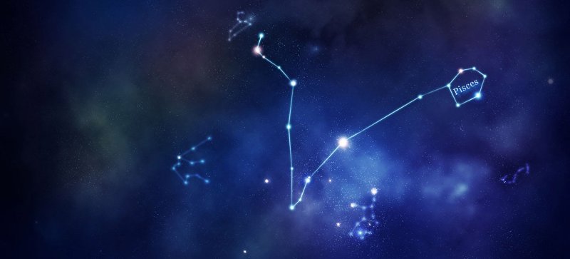 Созвездие рыбы на небе фото