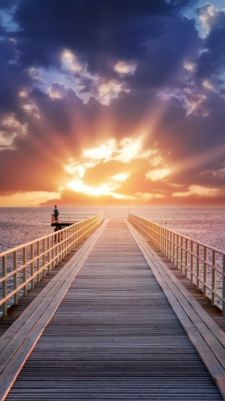 Рассвет на море