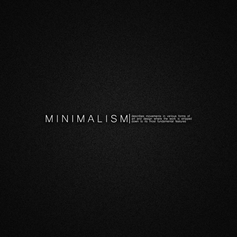 Картинки Минимализм