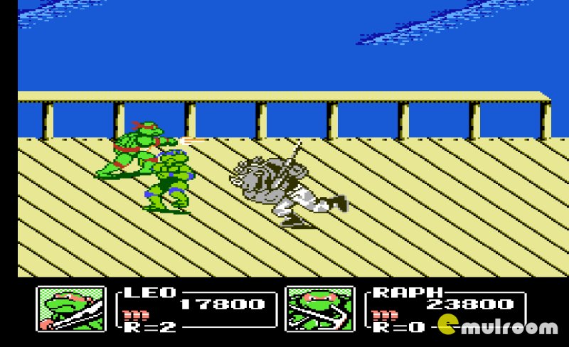 Игра teenage Mutant Ninja Turtles 3 Dendy