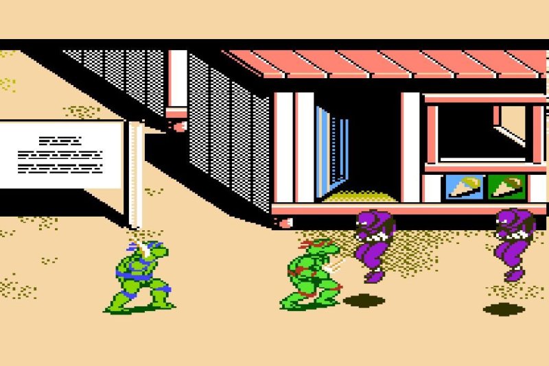 Черепашки ниндзя игра на Денди