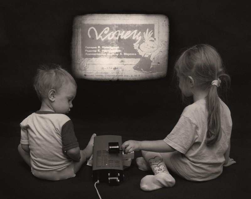 Старый проектор для диафильмов