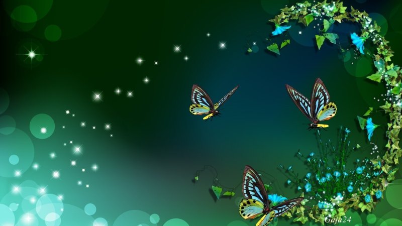 Бабочка абстракция