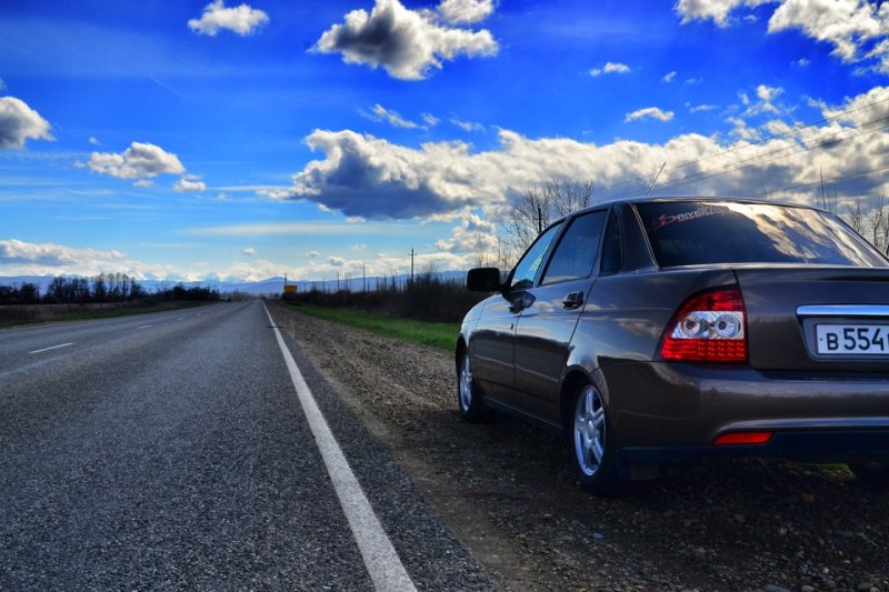 Приора хэтчбек 4к