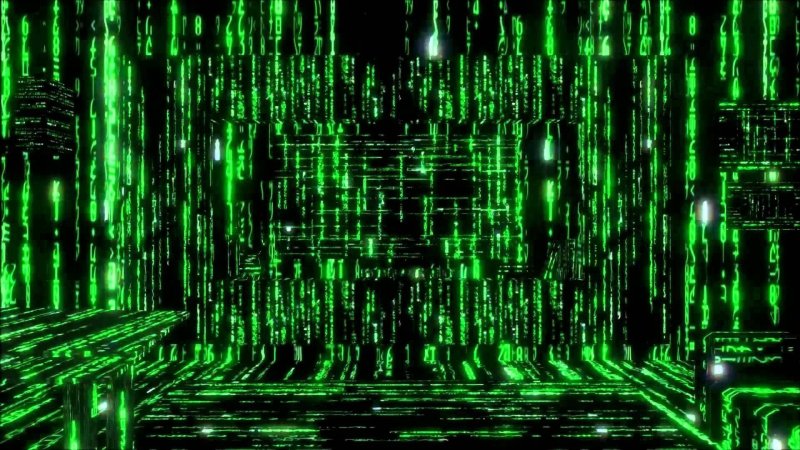 Обои в стиле матрицы