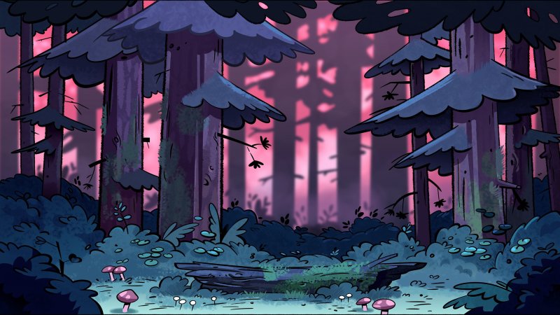 Гравити Фолз лес