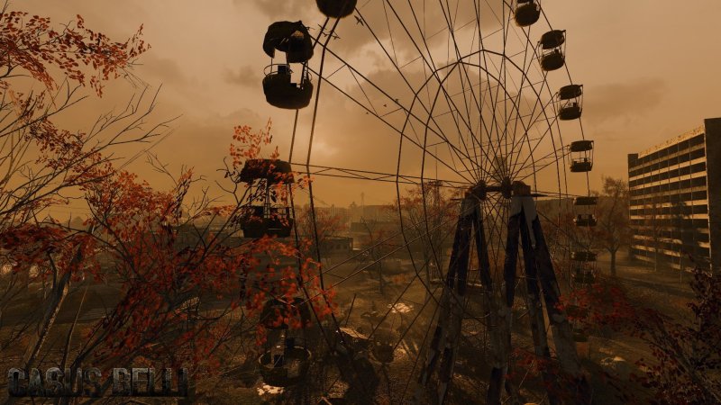 Колесо обозрения Чернобыль сталкер 2