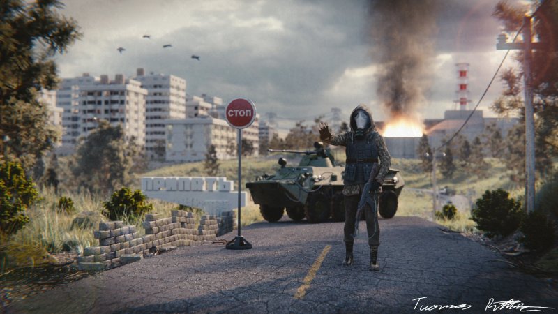 Чернобыль 4к