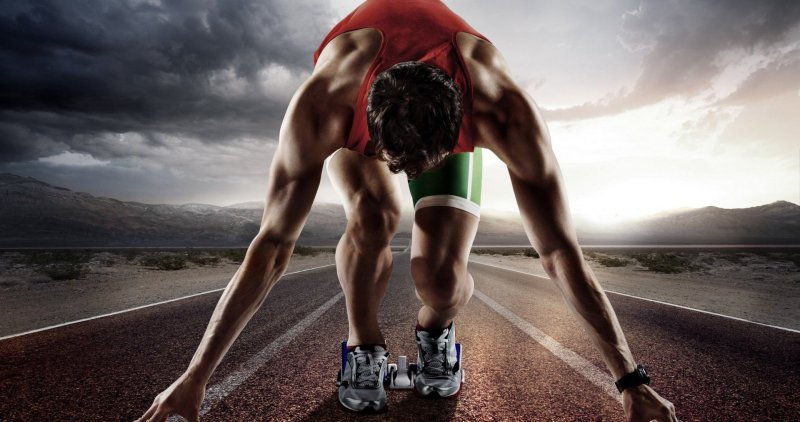 Бегун на старте