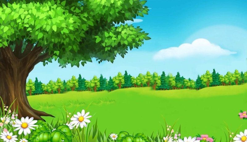 Природа мультяшная