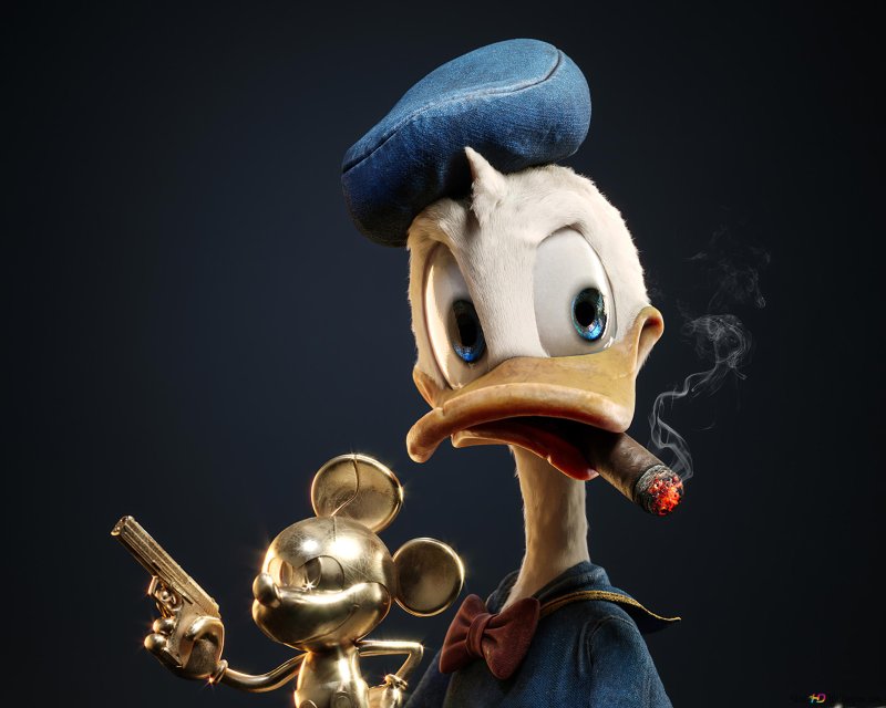 Дональд дак 4к