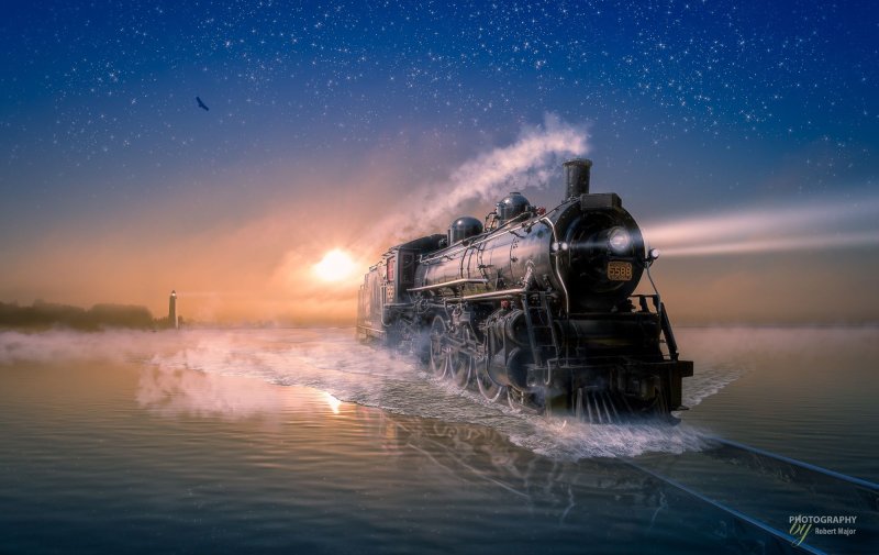 Красивый поезд