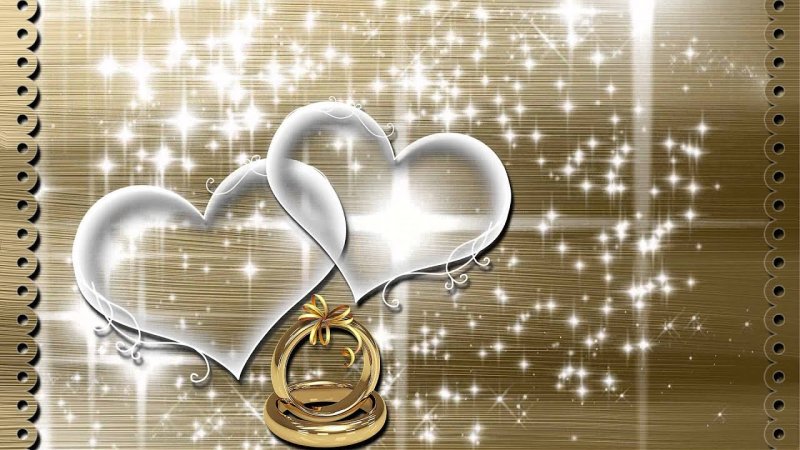Золотая свадьба фон
