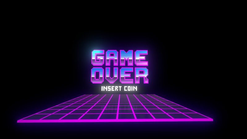 Надпись гейм овер