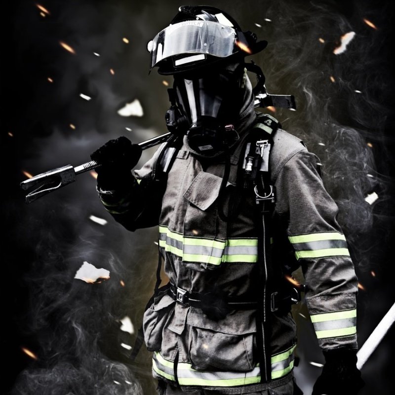 Пожарный на аву