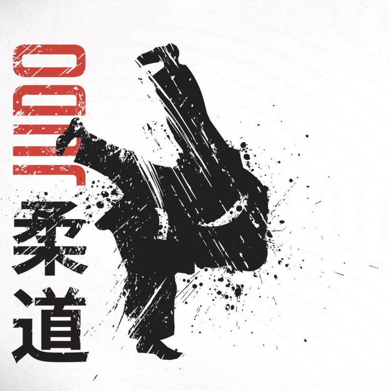 Дзюдо надпись