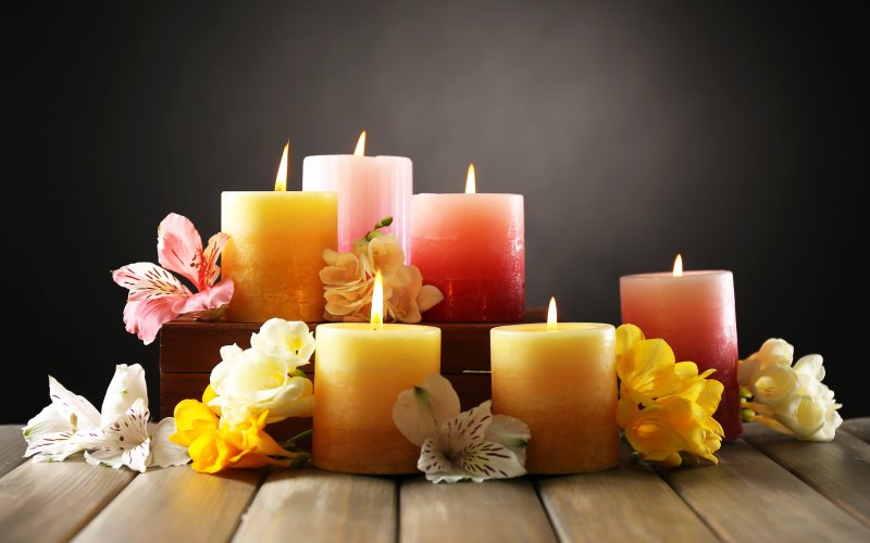 Свечи красиво