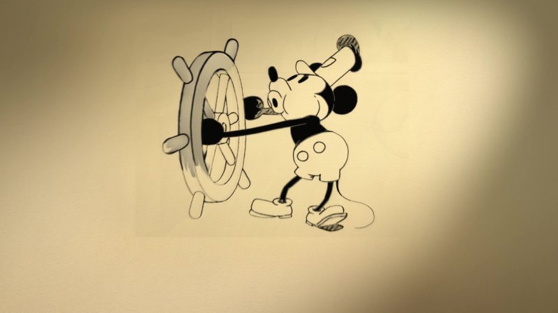 Уолт Дисней и Микки Маус