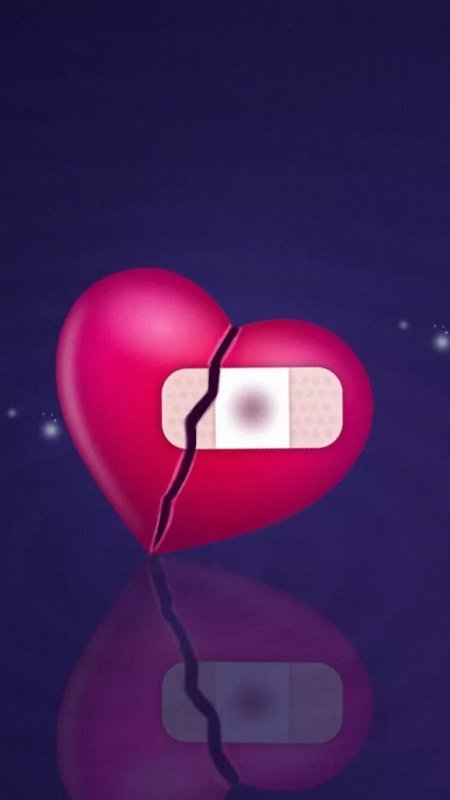 Разбитое сердце фон