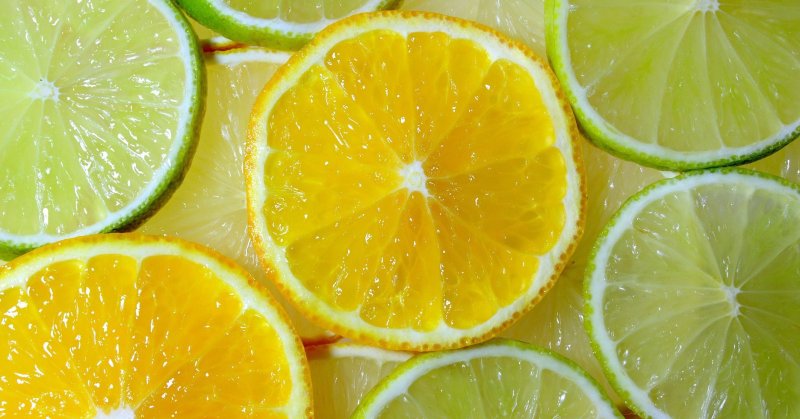 Обои с лимонами