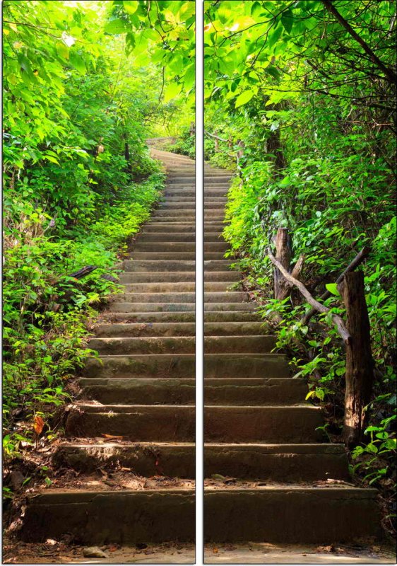 Красивая лестница вверх